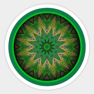 Green Pulsations Sticker